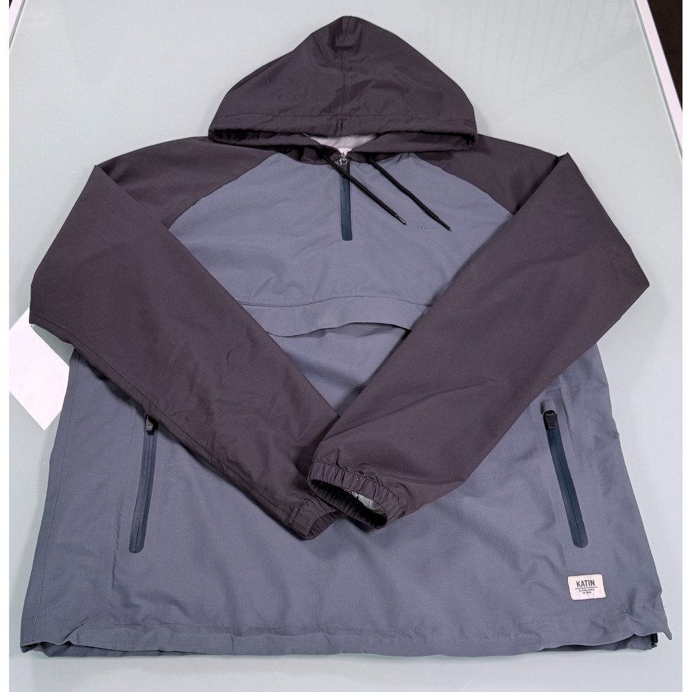 KATIN FELIX Anorak Technical Shell Jacket Mens M Color-Block Hooded SurfWear